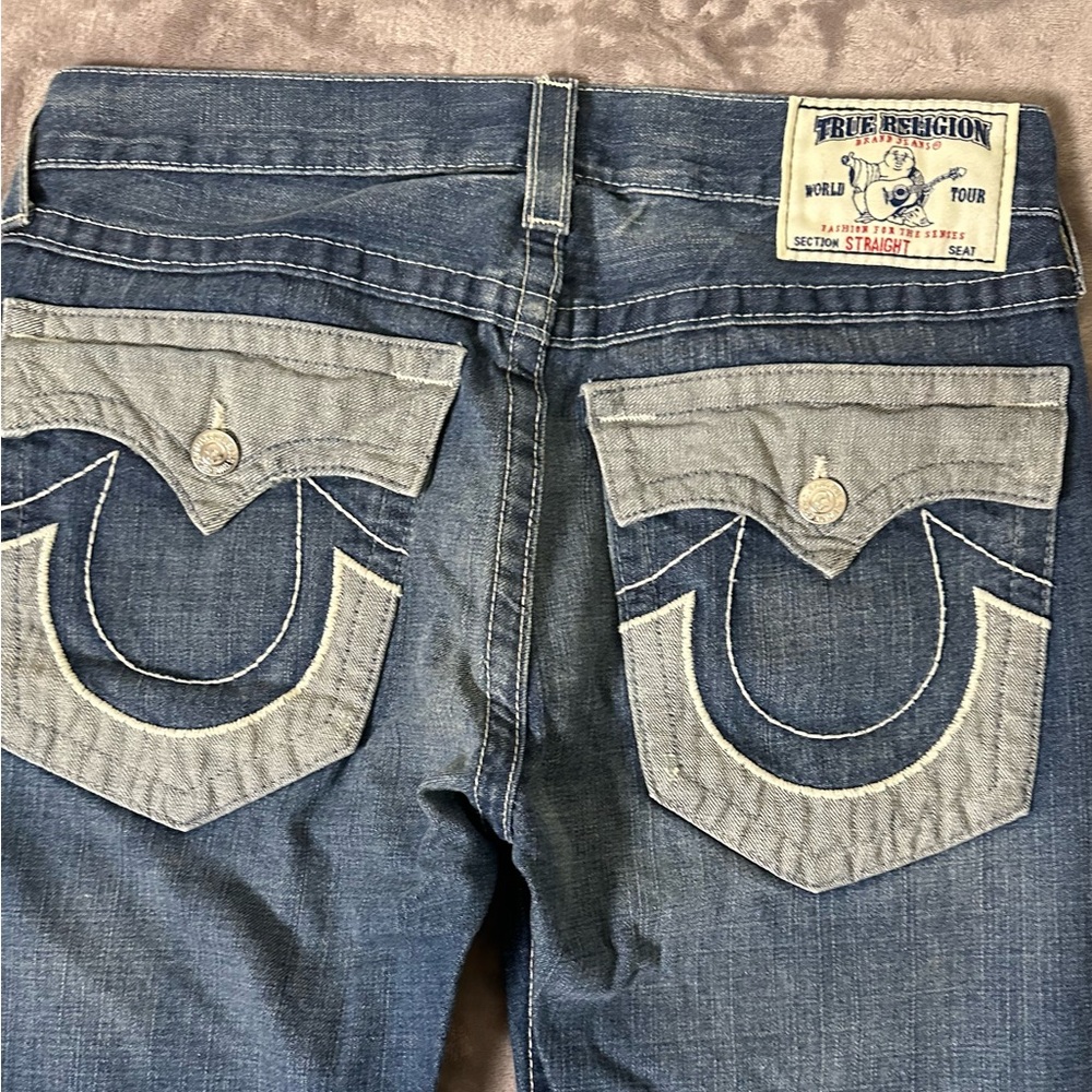True Religion Straight Leg Jeans Men’s 33x34 Made in USA